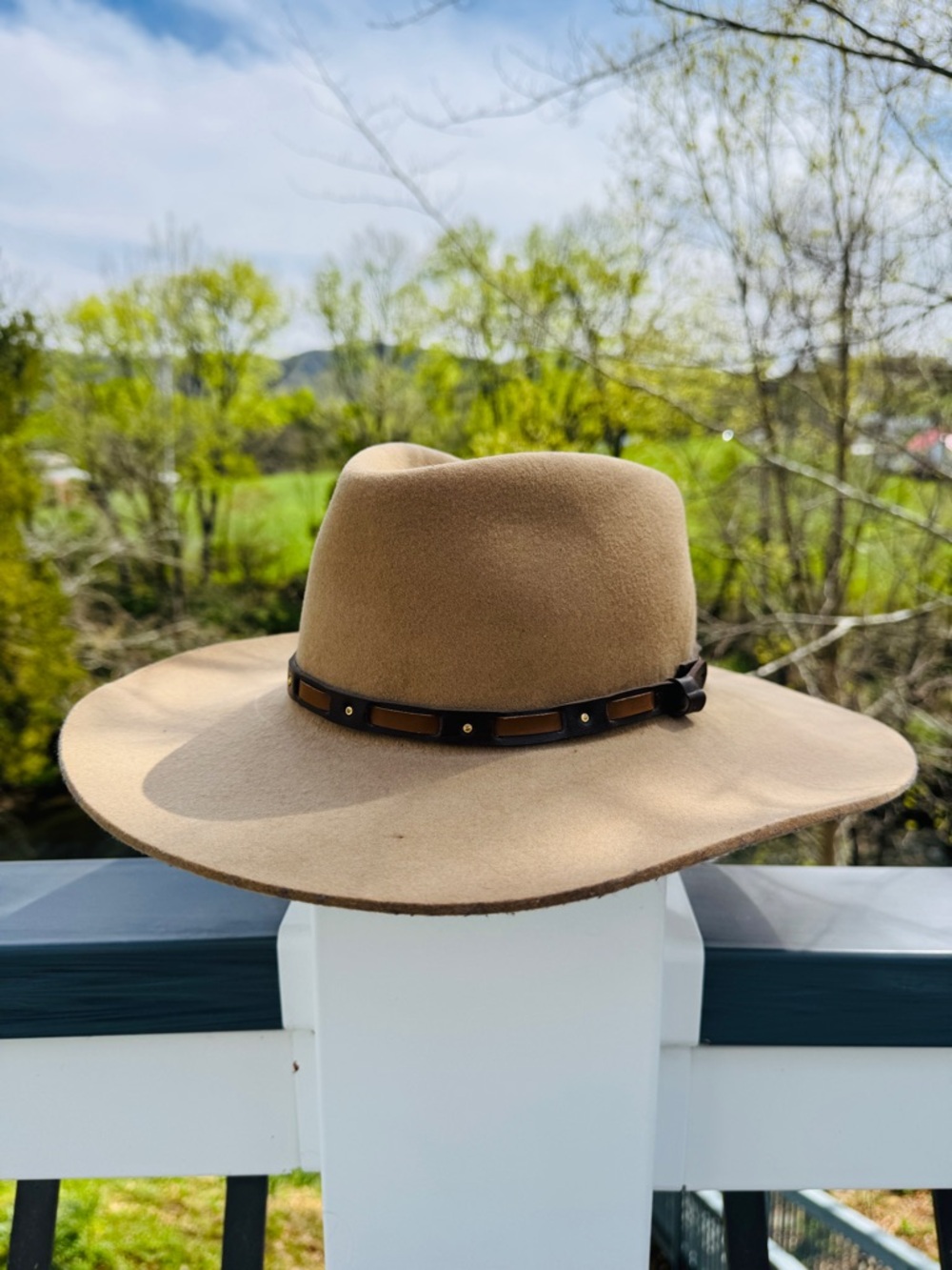 Stetson Stallion XXX Wool Western Cowboy Hat Tan 7 1/4 - Picture 2 of 9